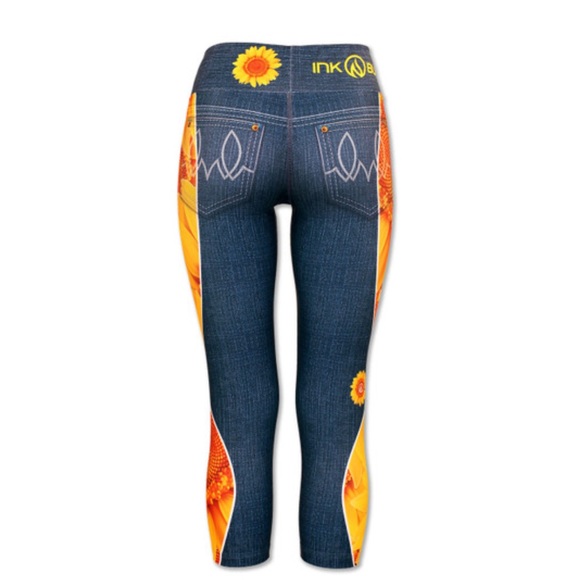 INKnBURN Sunflower Capris - Picture 6 of 14